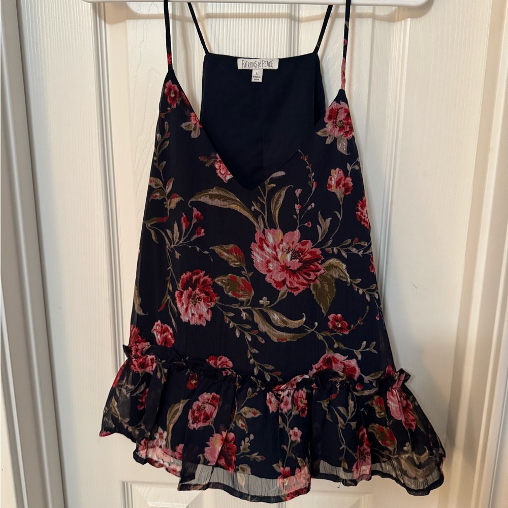 Floral Spaghetti Strap Top